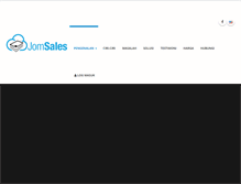 Tablet Screenshot of jomsales.com